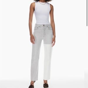 AGOLDE pieced pinch waist in coin and lace